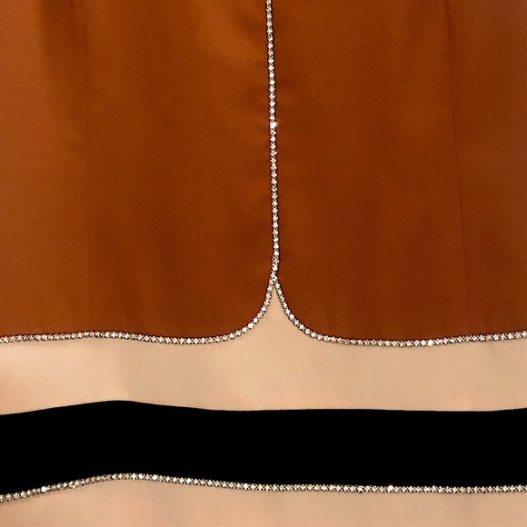 Donna Vinci Couture fully lined Crystal embellished sleeveless shirt top sz 18 - Picture 3 of 11